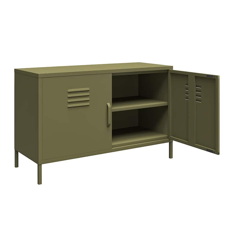 Systembuild Evolution Bonanza 2 Door Metal Locker Accent Cabinet