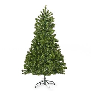 4.5 FT Hinged Christmas Tree with 200 Clear Lights