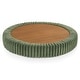 preview thumbnail 23 of 29, 247 Shop At Home Modern Round Chenille Storage Ottoman with Flip Top
