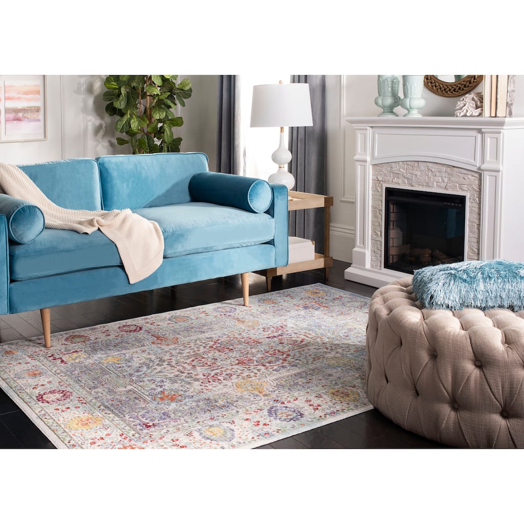 SAFAVIEH Valencia Vintage Kateline Oriental Polyester Rug