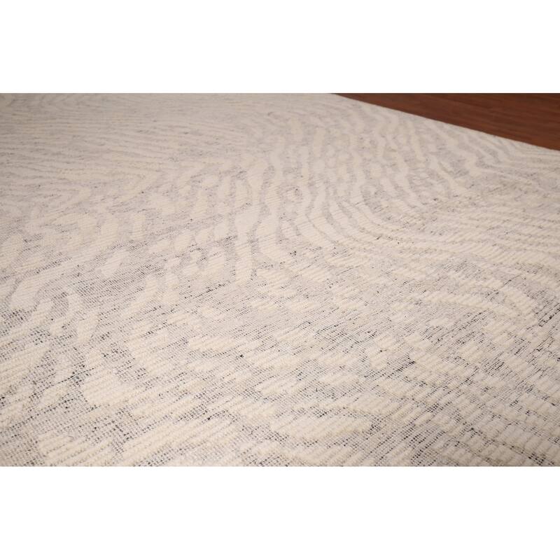 All-Over Moroccan Abstract Area Rug Handmade Wool Carpet - 7'11"x 10'4"