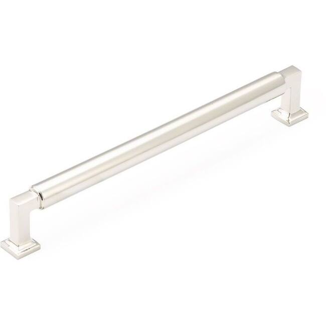 Schaub and Company Haniburton 8" Center to Center Urban Modern Handle - Polished Nickel