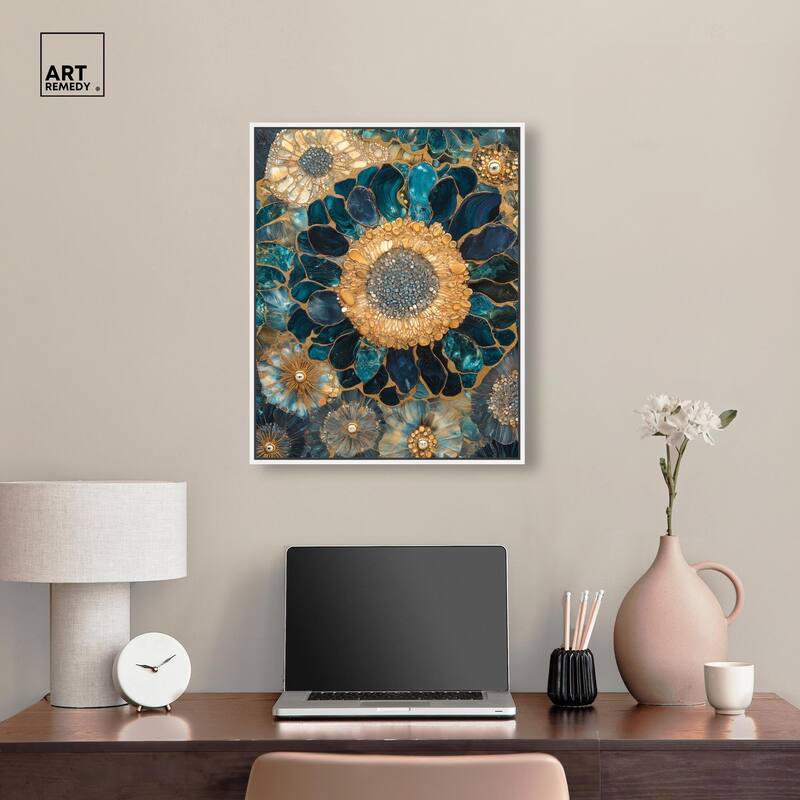 Opulent Geode II Canvas by Art Remedy