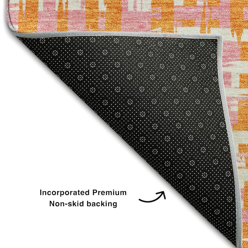 Premium Washable Super Soft Abstract Weave Mayfield Rug
