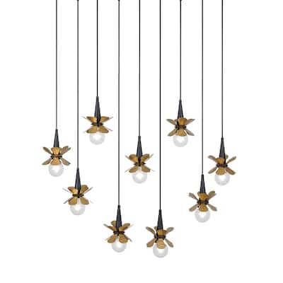 Savoy House 1-2185-9 Portinatx 9 Light 40" Wide Linear Chandelier