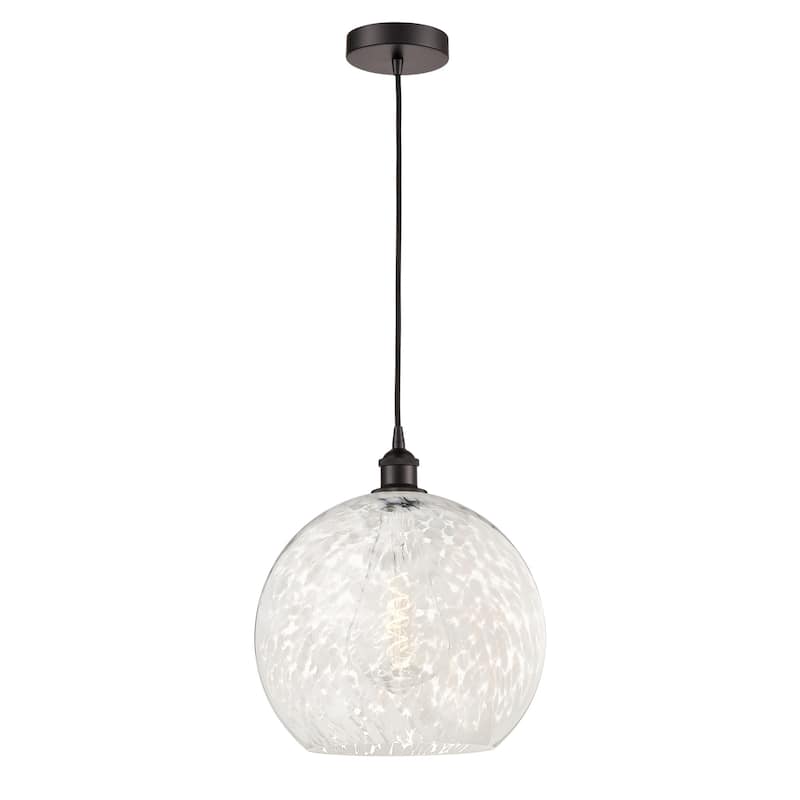 Innovations Lighting 616-1P 17 14 White Mouchette Pendant White