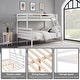 preview thumbnail 37 of 41, Twin Over Full Bunk Bed,Solid Wood Frame,High Guardrail,Safe for Kids