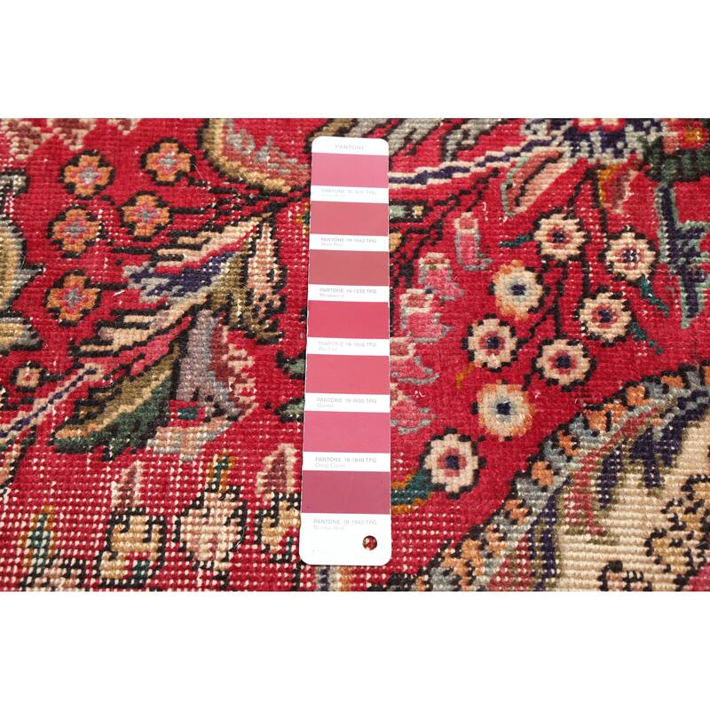 ECARPETGALLERY Hand-knotted Antalya Vintage Red Wool Rug - 8'6 x 11'2