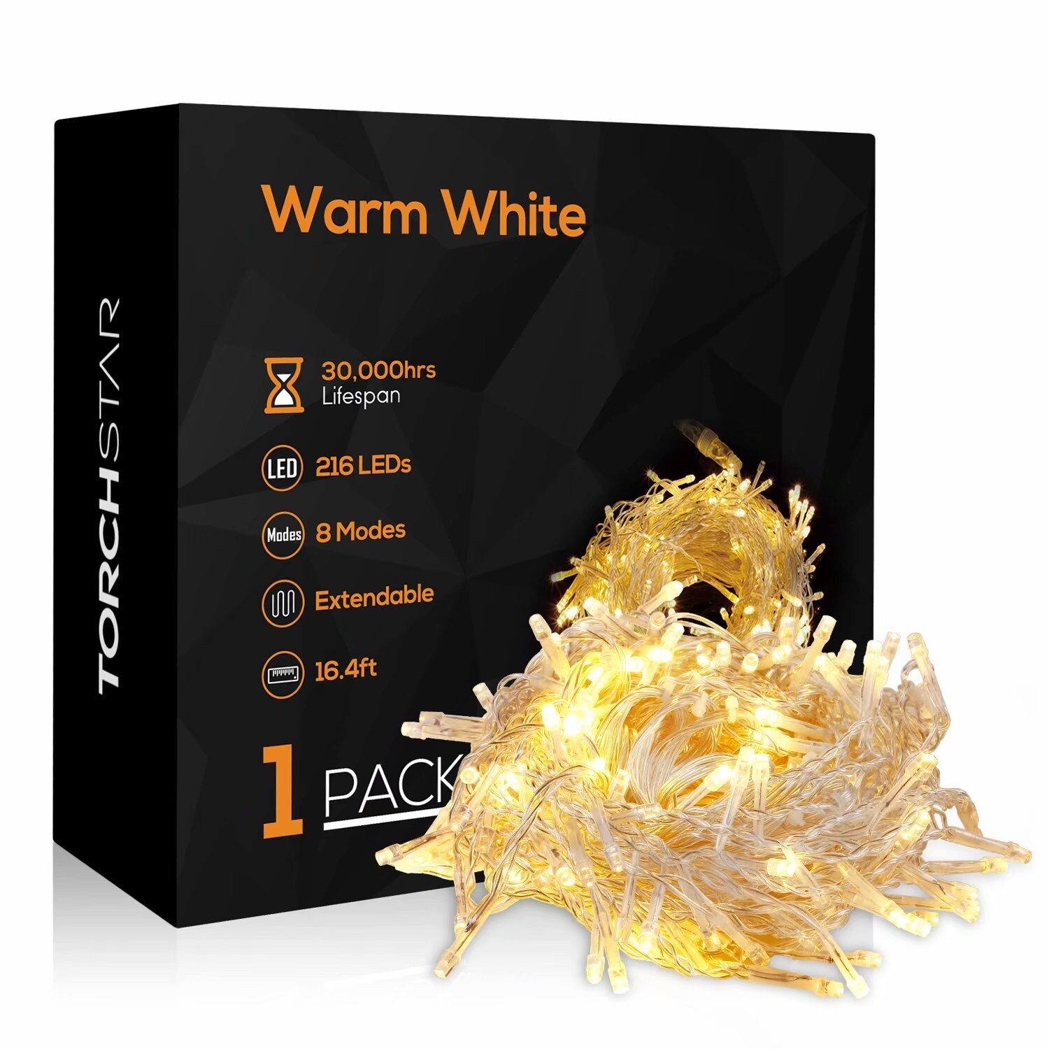Shop 16 4ft 216 Led Icicle Lights Holiday Lighting Warm White Overstock 28226789
