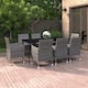Option Gray 78.7" x 39.4" x 29.1" 9-Piece