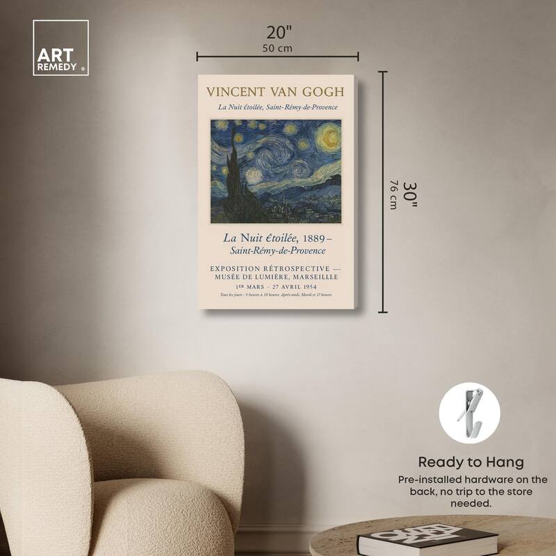Starry Night Canvas by Art Remedy, Gallery Wrapped