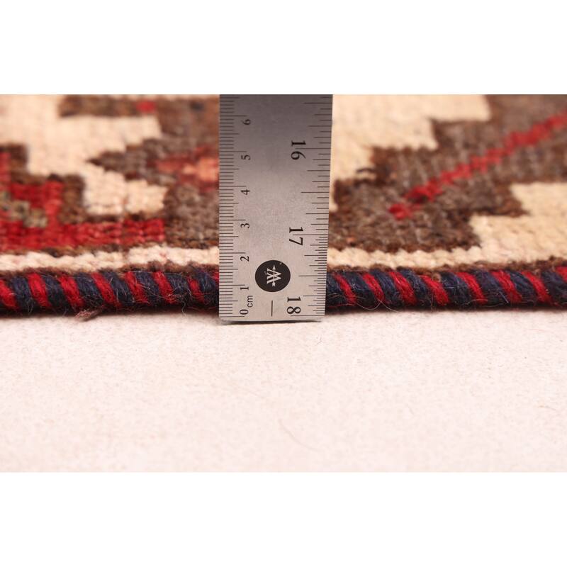 ECARPETGALLERY Hand-knotted Melis Vintage Red Wool Rug - 4'4 x 7'7