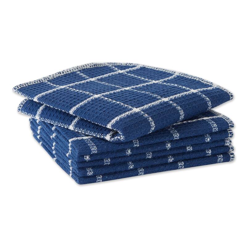 DII Black Buffalo Check Scrubber Dishcloth Set of 6