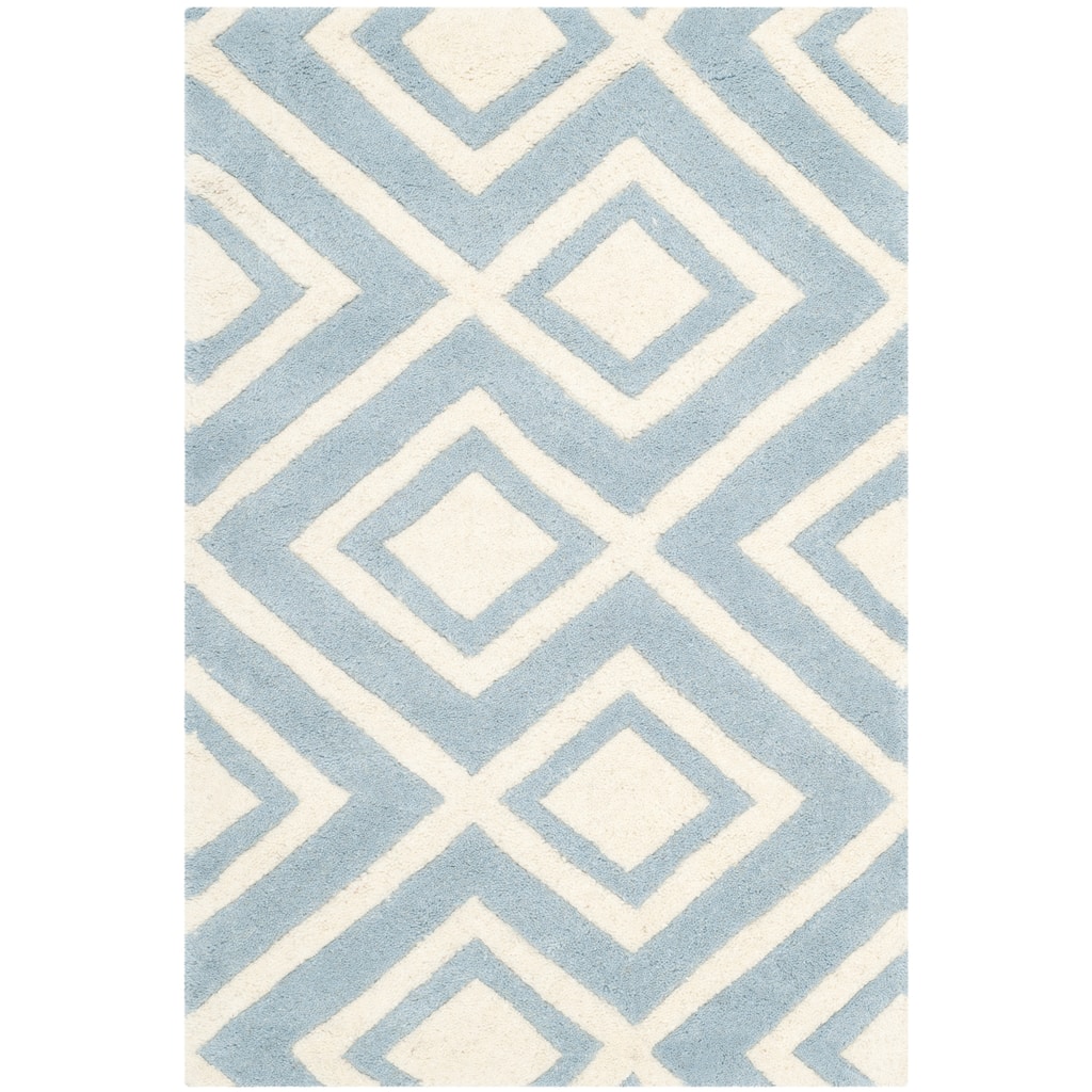 SAFAVIEH Handmade Chatham Evda Modern Moroccan Wool Rug