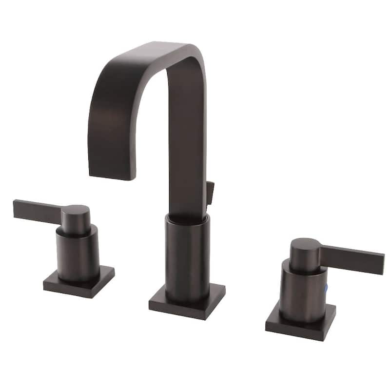 Kingston Brass NuvoFusion 1.2 GPM Widespread Bathroom Faucet with - Oil Rubbed Bronze
