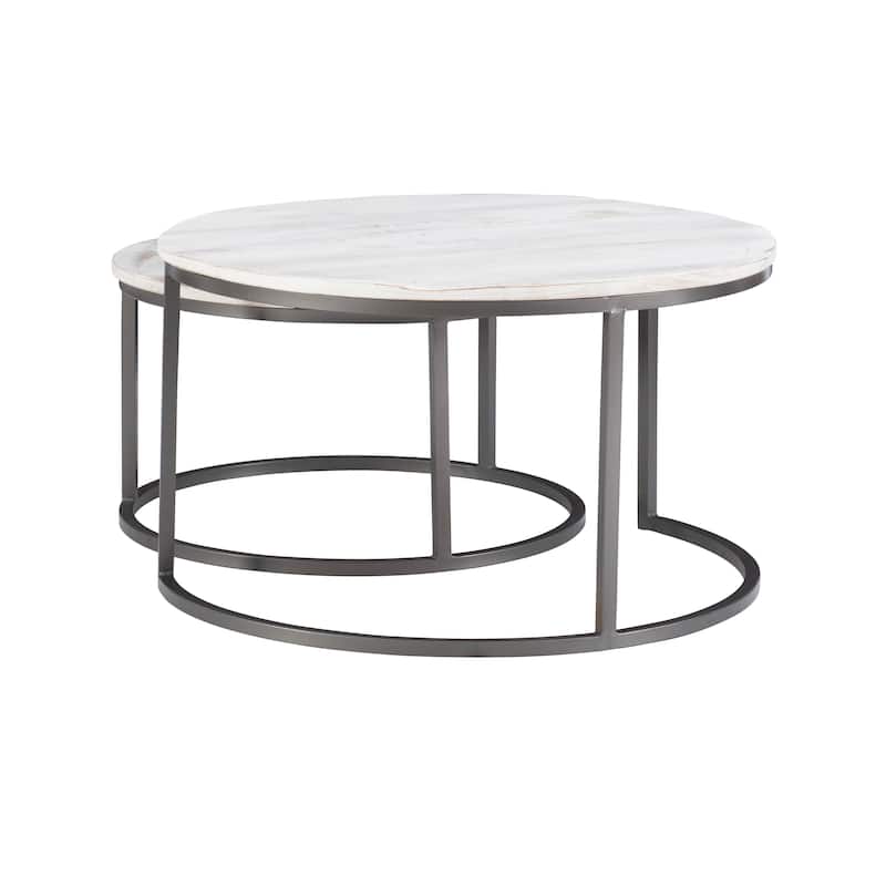 Linon Waverly Nesting Coffee Table (Set of 2)