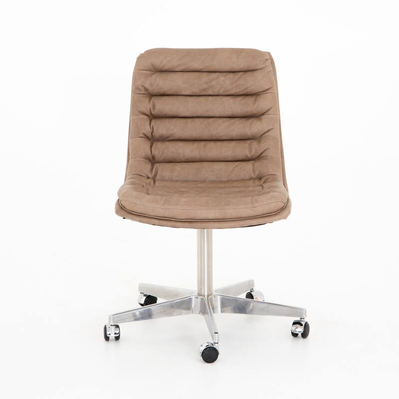Tyler Desk Chair-Natural Washed Mushroom