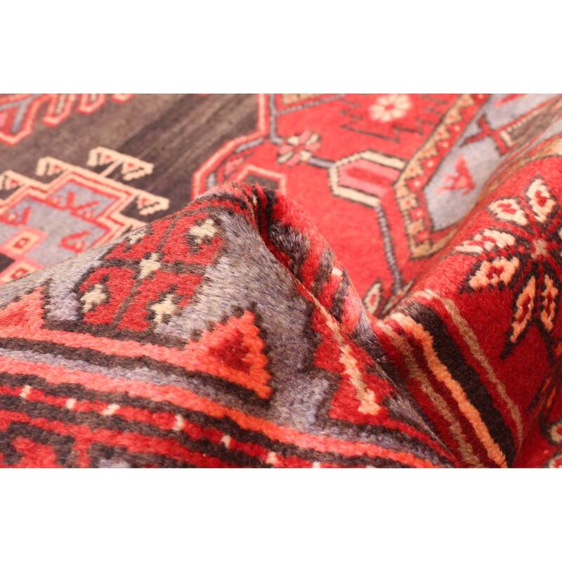 ECARPETGALLERY Hand-knotted Andelz Black Wool Rug - 4'3 x 6'8