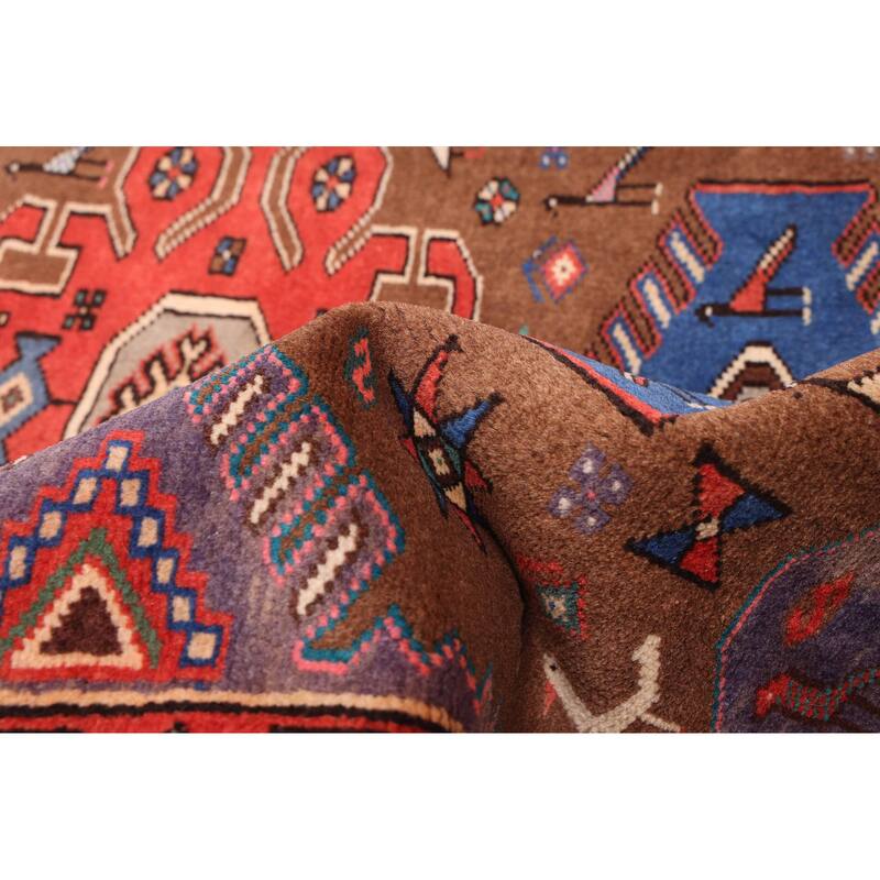 ECARPETGALLERY Hand-knotted Konya Anatolian Brown Wool Rug - 3'7 x 6'7