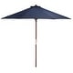 preview thumbnail 6 of 22, SEI Furniture Casandra Round Ribbed Umbrella Navy 8-Ribbed