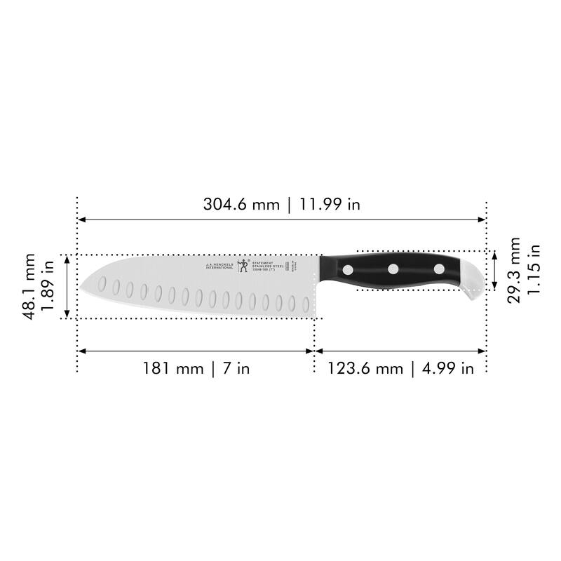 HENCKELS Statement Hollow Edge Santoku Knife