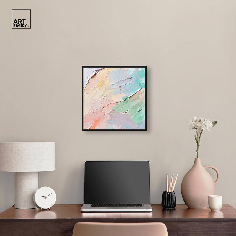 Flowing Mousse III Canvas by Art Remedy