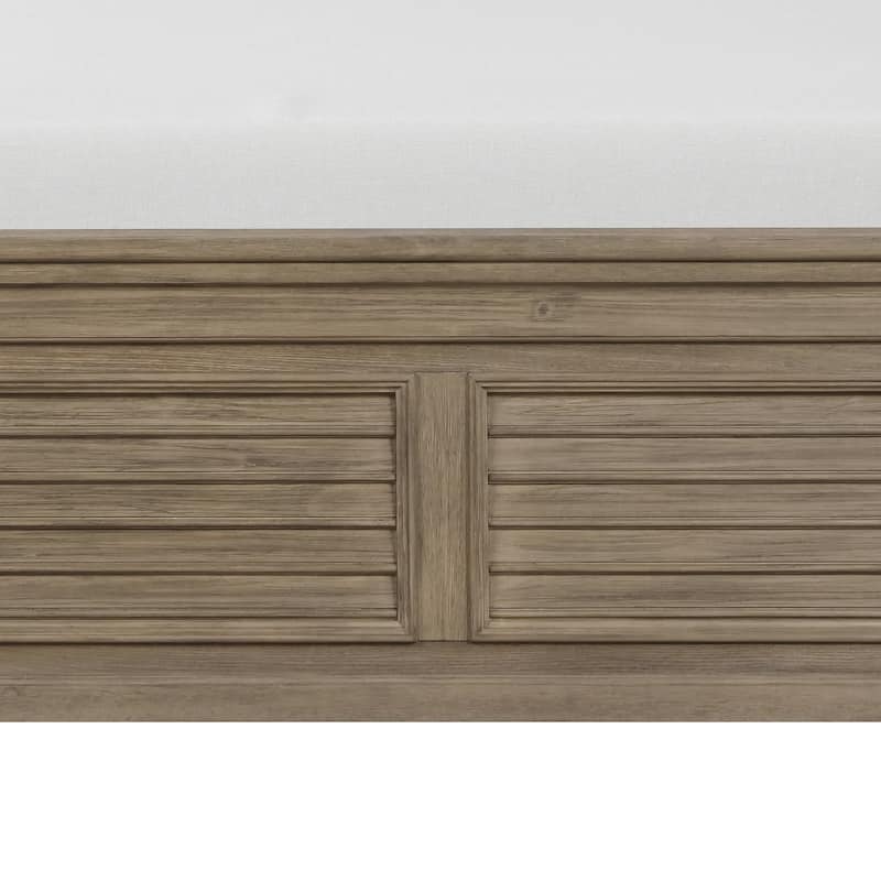 Furniture of America Wacine 3-Piece Weathered Grey Wood Panel Bedroom Set