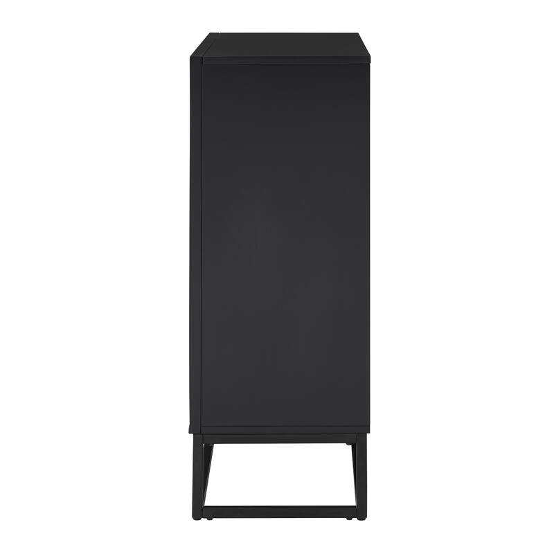 SEI Furniture Frescan Contemporary Electric Fireplace.