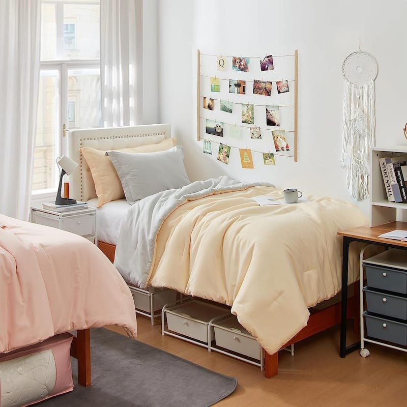 Dorm Haul® - Cozy College Comforter Set - Twin XL Reversible Bedding