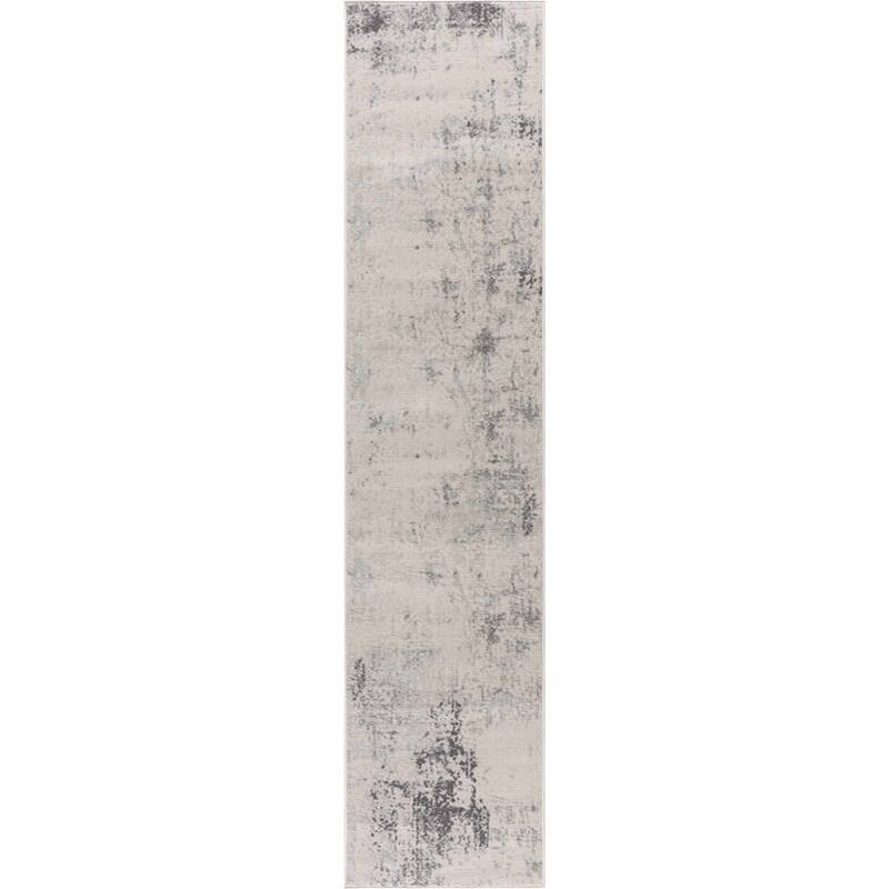 Hauteloom Tigris Modern Traditional Abstract Farmhouse Neutral Grey / Beige Area Rug