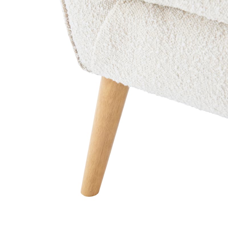 Almond 29.5" Button Tufted Accent Chair
