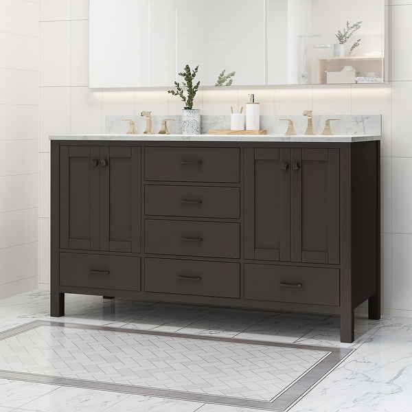 Laranne Wood Double Sink Bathroom Vanity by Christopher Knight Home. Opens flyout.
