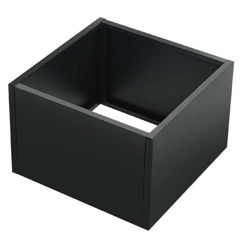 18" Modern Raised Garden Bed Planter, Ideal for Yard, Patio, No Base - N/A