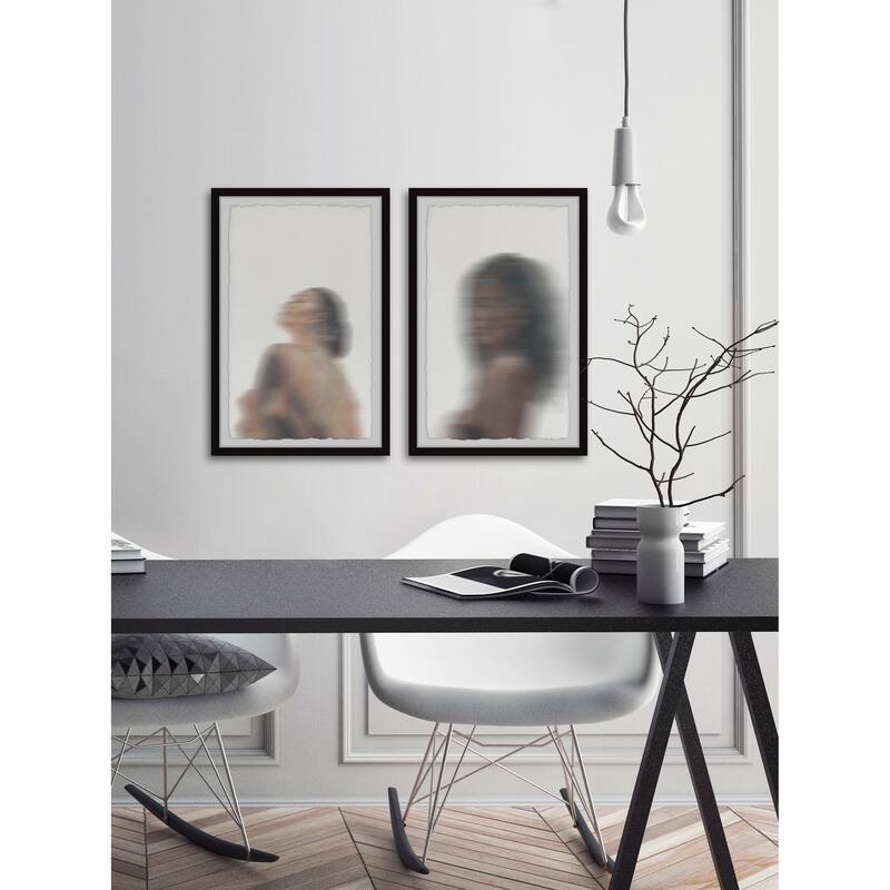 Blurry Portrait Diptych