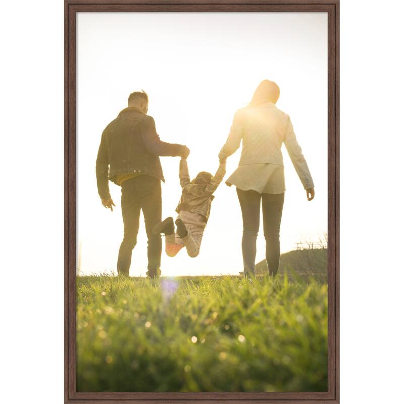 Florence Gold Framed Picture Frame, Photo Frame - 24x36 - Florence Medium Brown