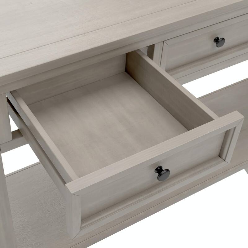 63'' Console Table with Storage Drawers and Bottom Shelf