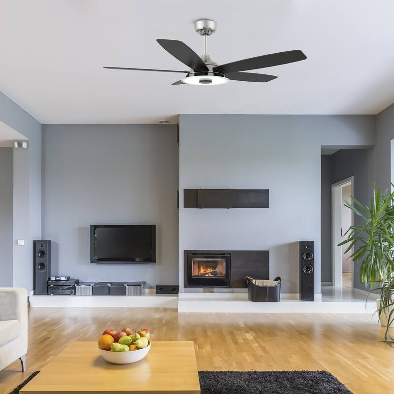 CARRO Harley 52" Smart Ceiling Fan with LED Light and Remote