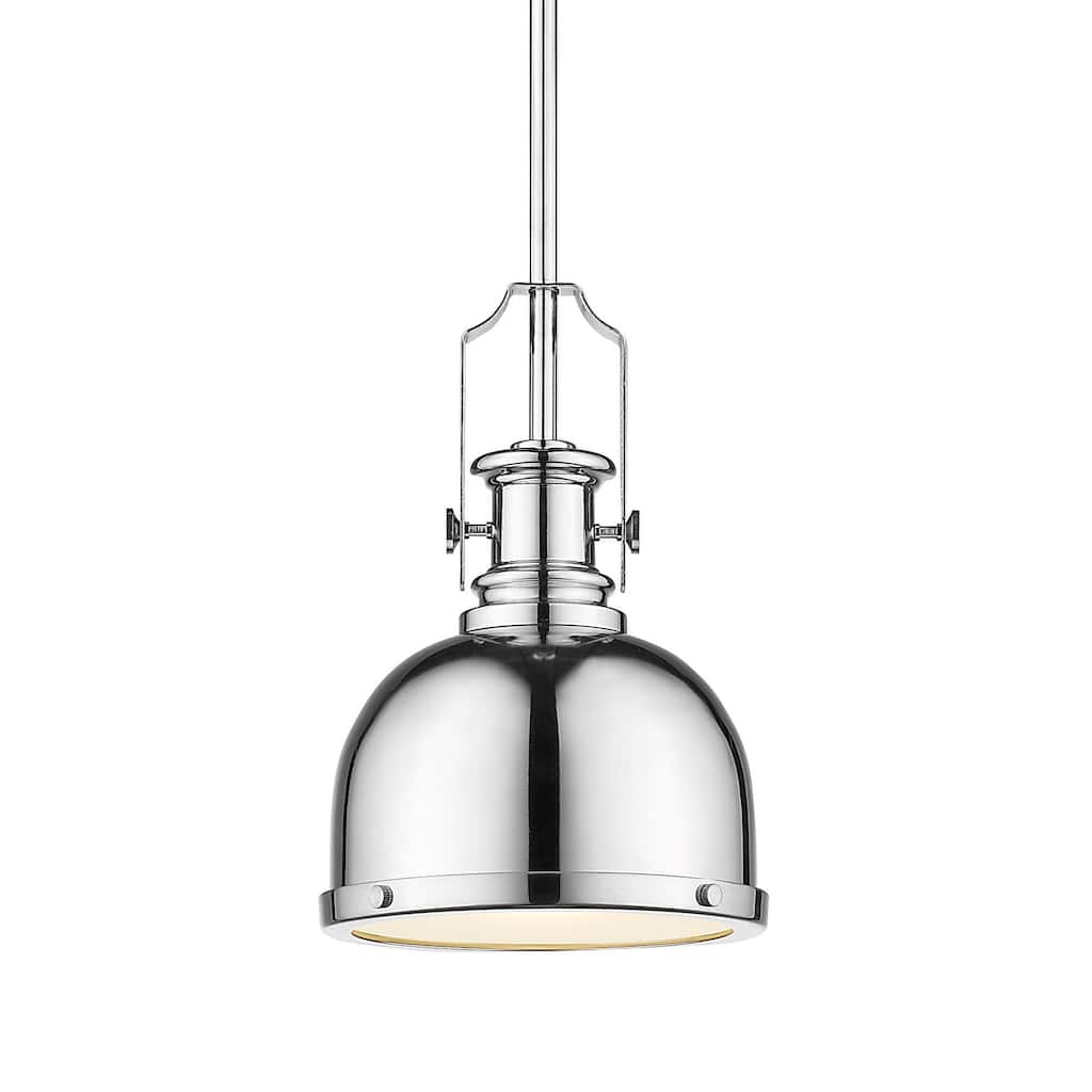 Z-Lite Melange Single Light 8" Wide Pendant