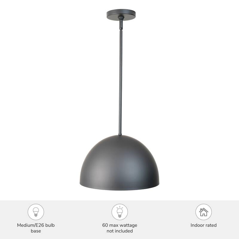Hunter Erling 1-Light Medium Pendant - Kitchen, Dining Room, Entry - Modern, Transitional