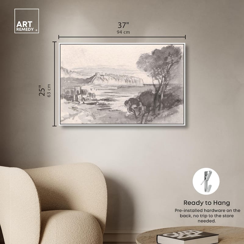View across a Monaco Canvas by Art Remedy