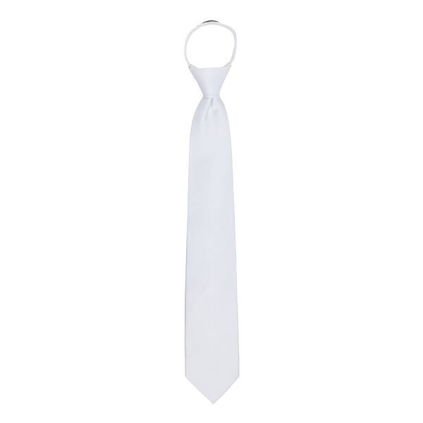 Jacob Alexander Boys 11 Pretied Ready Made Solid Color Zipper Tie