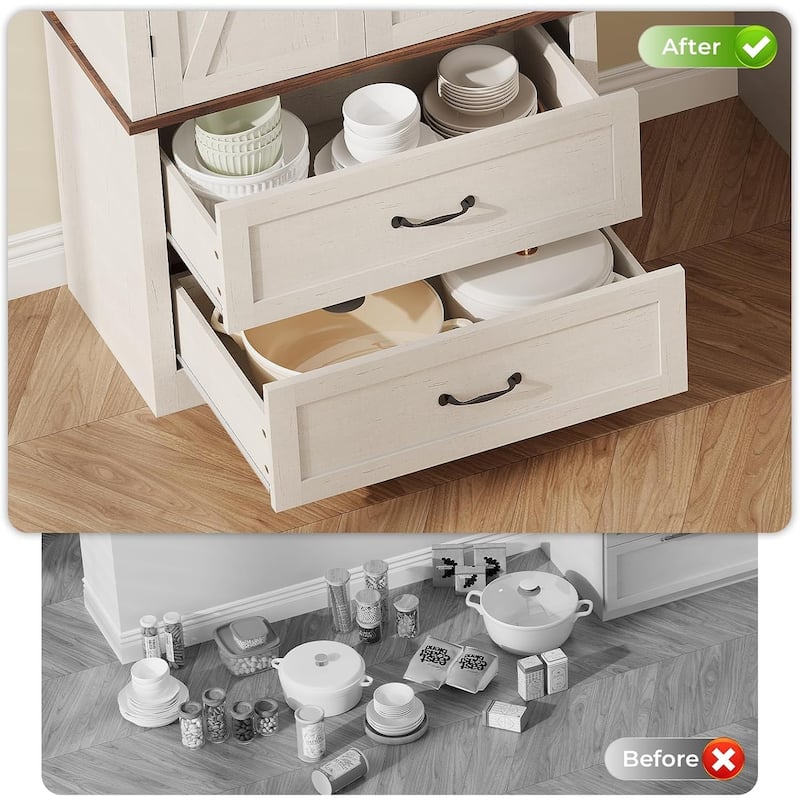Farmhouse Kitchen Storage Cabinet Pantry Cabinet Home Bar