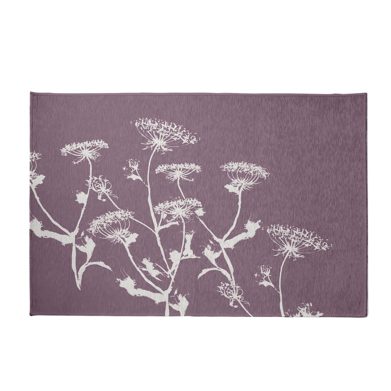 Breezy Wildflower Rug - 4' x 6' - Purple