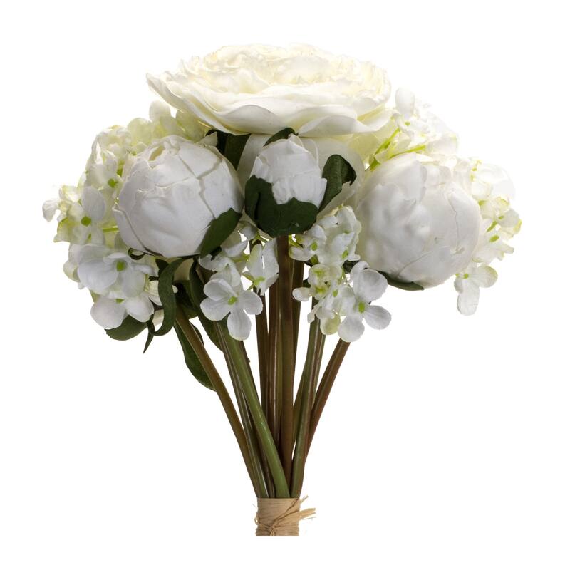 Peony and Hydrangea Bouquet (Set of 6) - 6 x 6 x 16.5