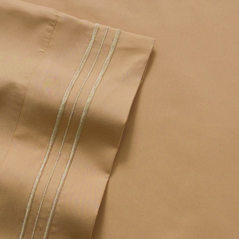 Soft Microfiber 5-piece Split King Bed Sheet Set