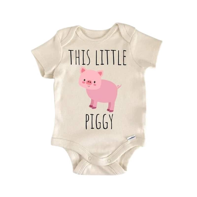 Pig Bacon Farm Ham - Baby Boy Girl Clothes Infant Bodysuit Funny Cute Newborn