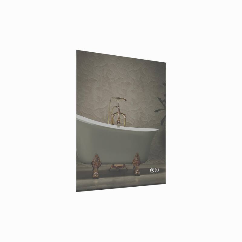 CB HOME LED Bathroom Mirror, Lighted Wall Mounted Vanity Mirror, Anti-fog, Backlit, Dimmable, Frameless, Horizontally/Vertically
