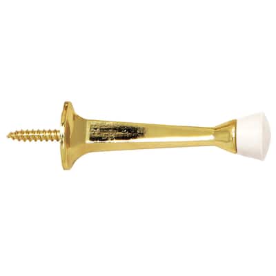 Design House 188219 3-1/8" Baseboard Mounted Rigid Door Stop - Pack of
