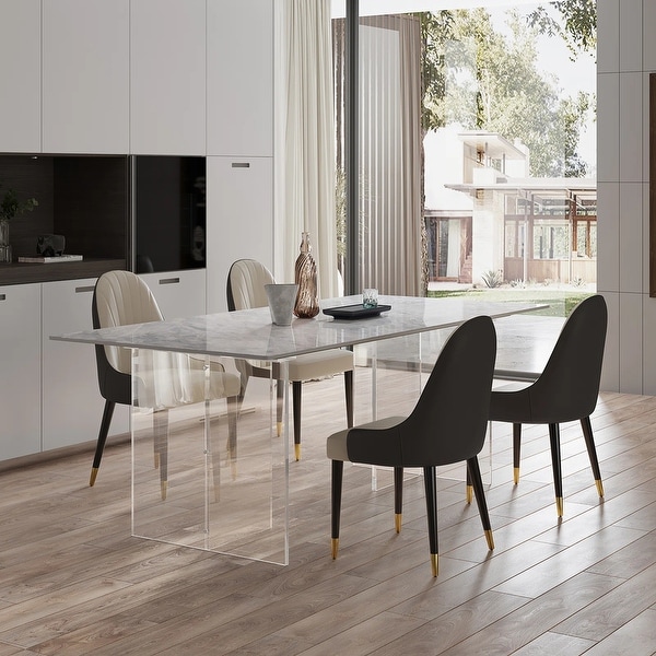 1.8 M Modern Luxurious Italian Rectangular Sintered Stone Dining