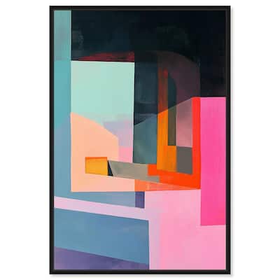 Color Blocks I Canvas by Art Remedy